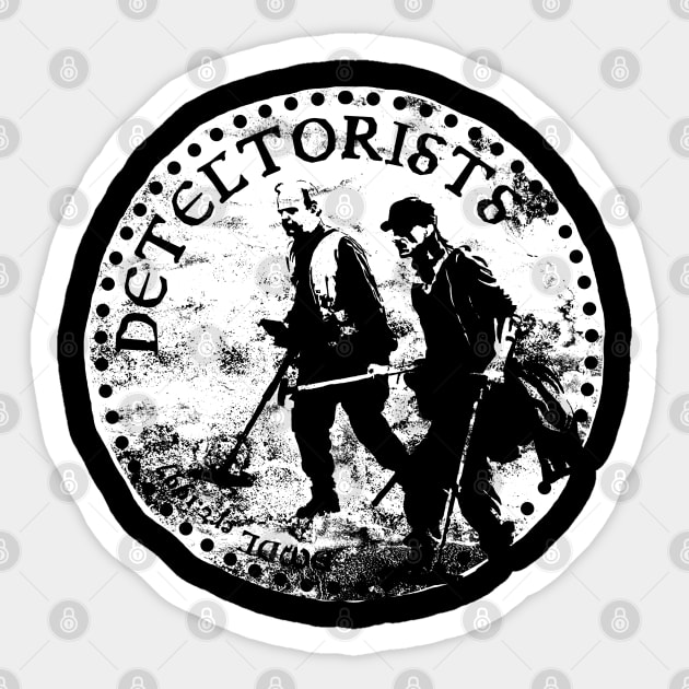 Detectorists - DMDC Anglo Saxon coin Sticker by InflictDesign